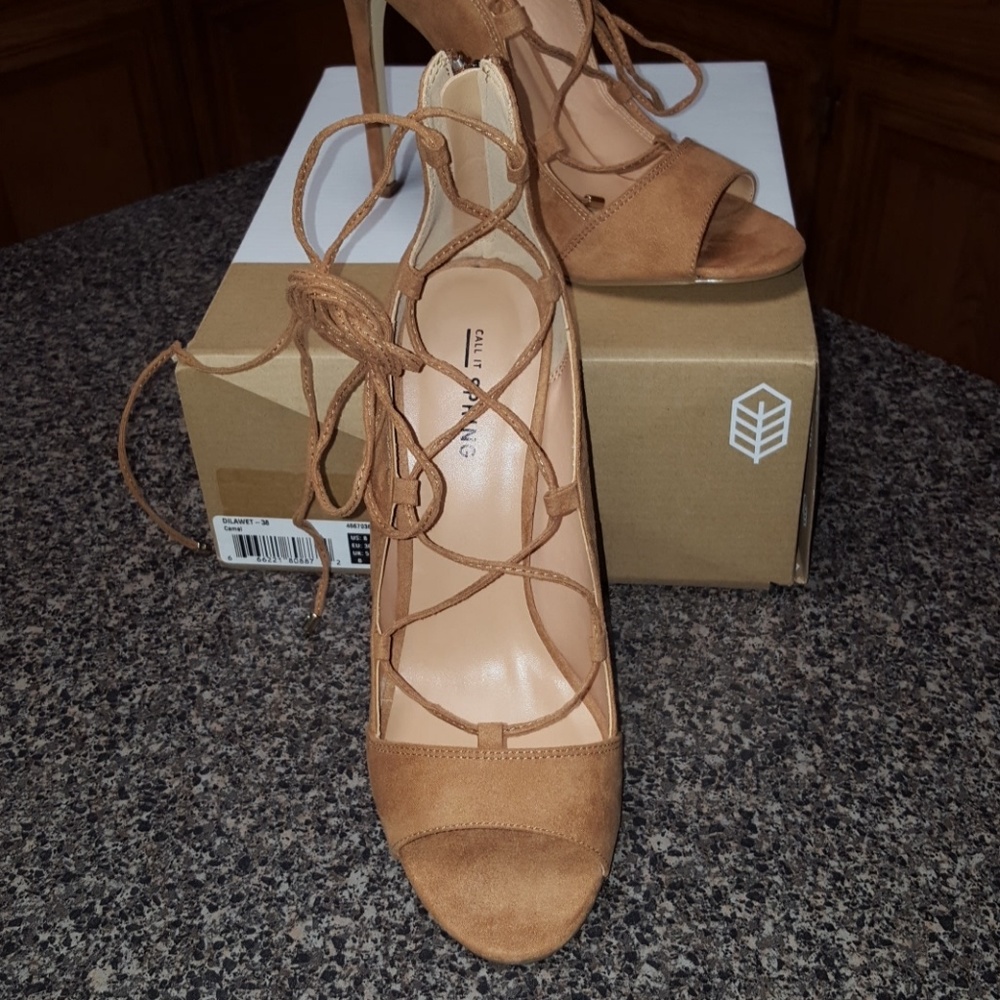 high heel sandals